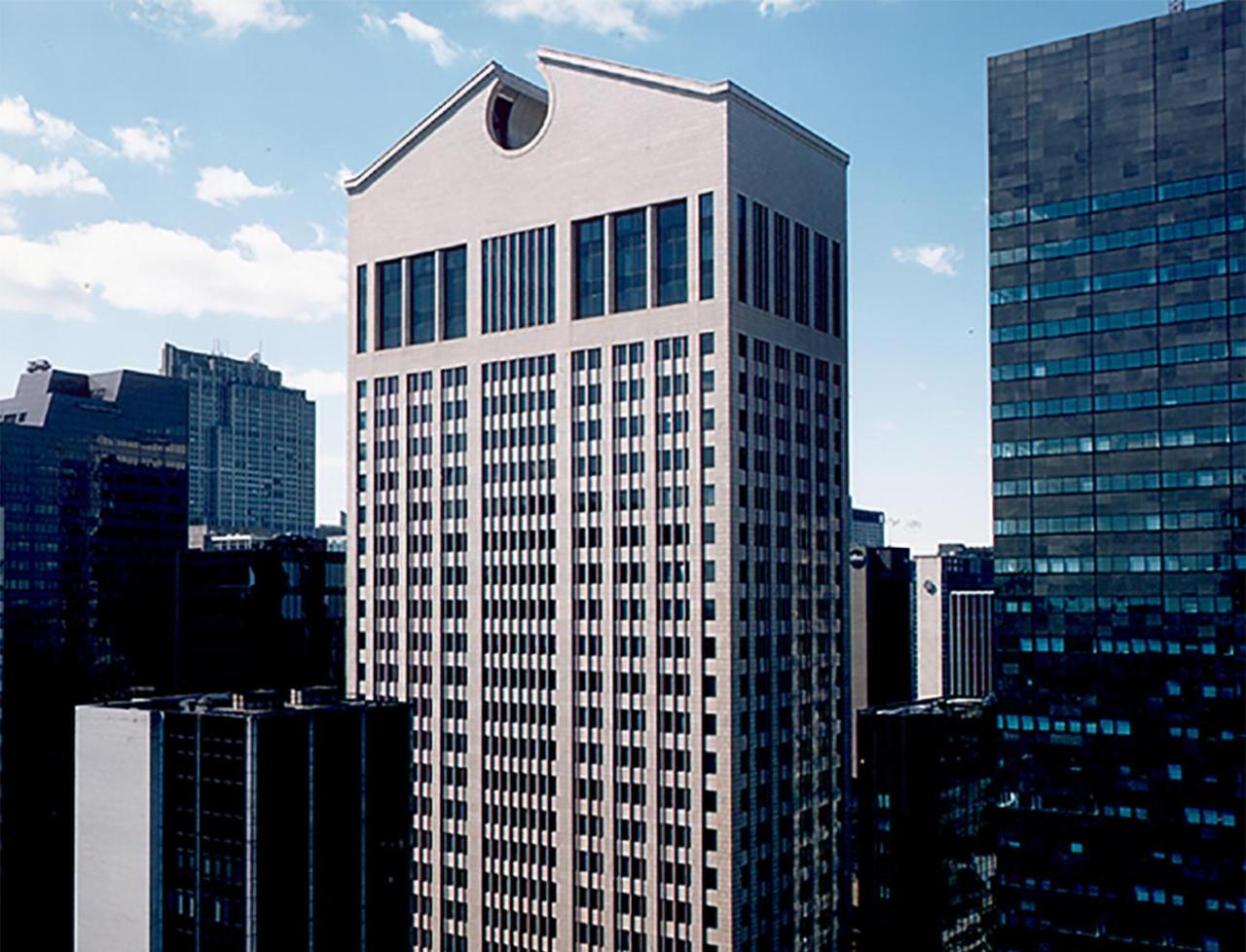 The city is full of tall buildings and skyscrapers